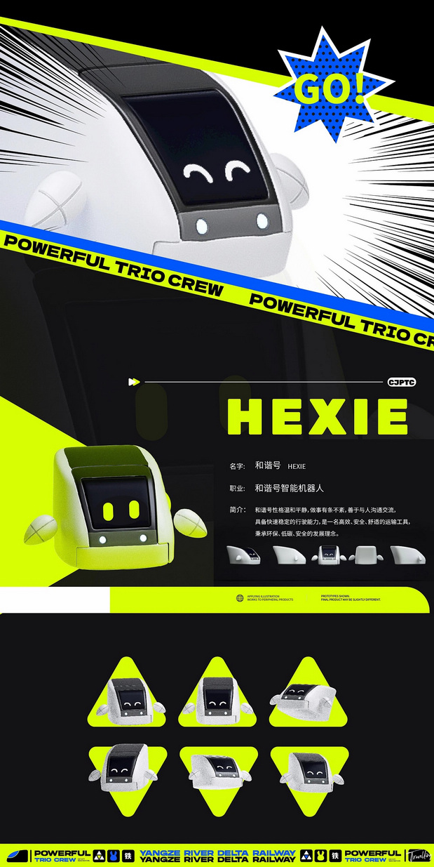 长三角铁路文创品牌IP形象