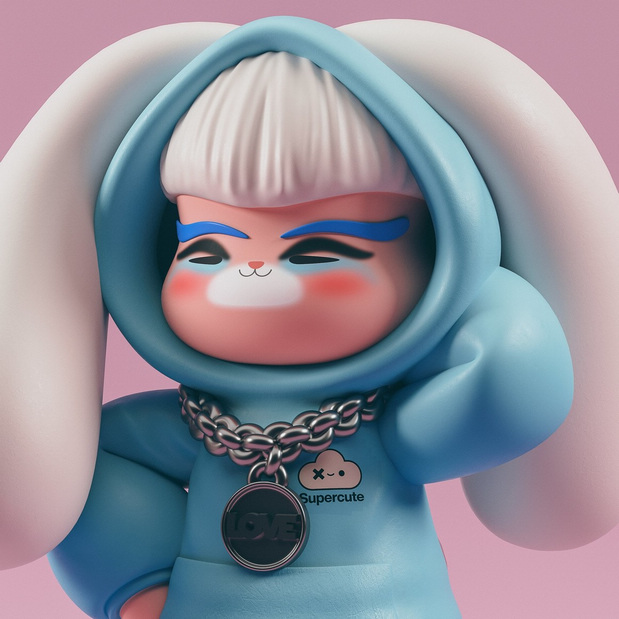 3D吉祥物：C4D卡通建模3D图像建模