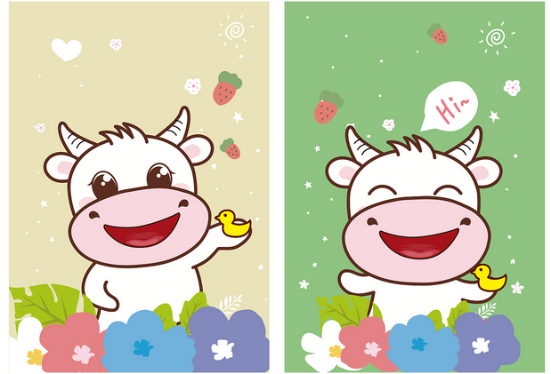 牛牛baby表情包ip形象设计