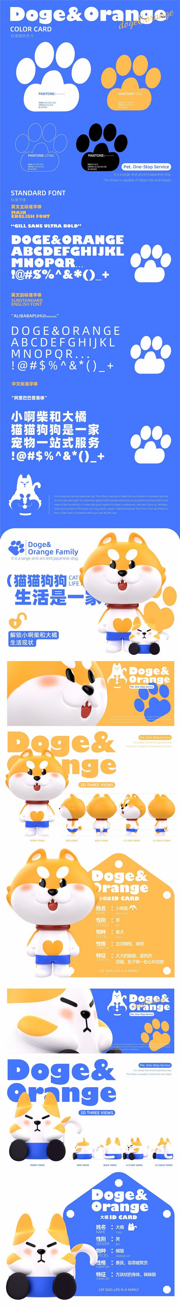 小啊柴与大橘 宠物品牌IP全案