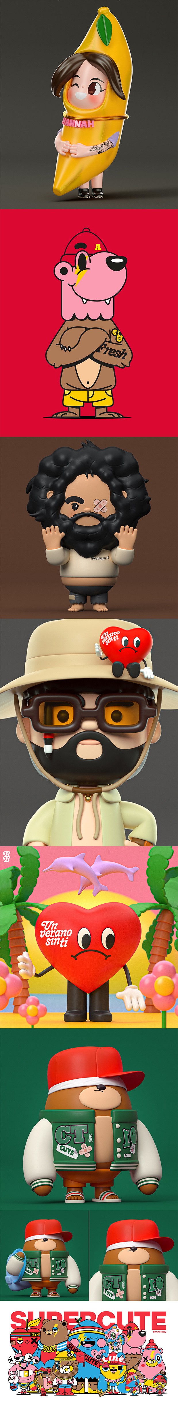 3D吉祥物：Chocotoy Art Collection/05