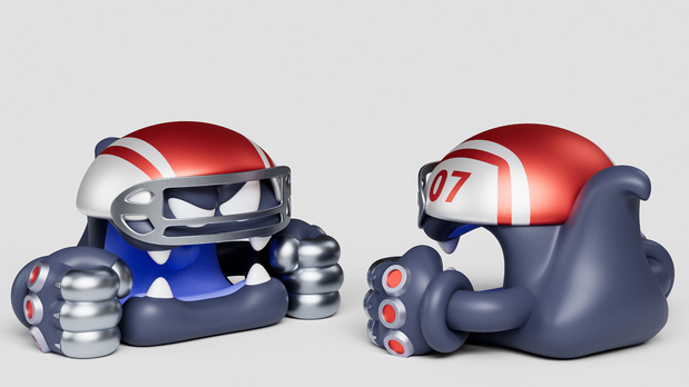 3D吉祥物：蛇形象IP设计Interesting Snake