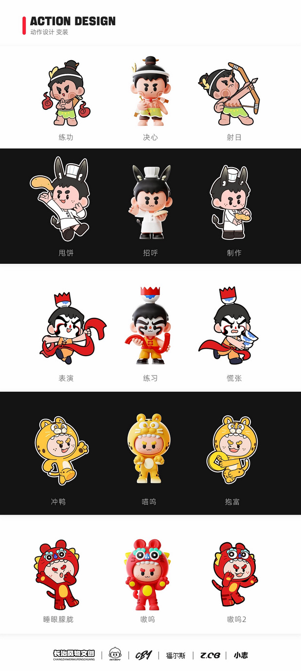 山西长治风物文创IP-安安