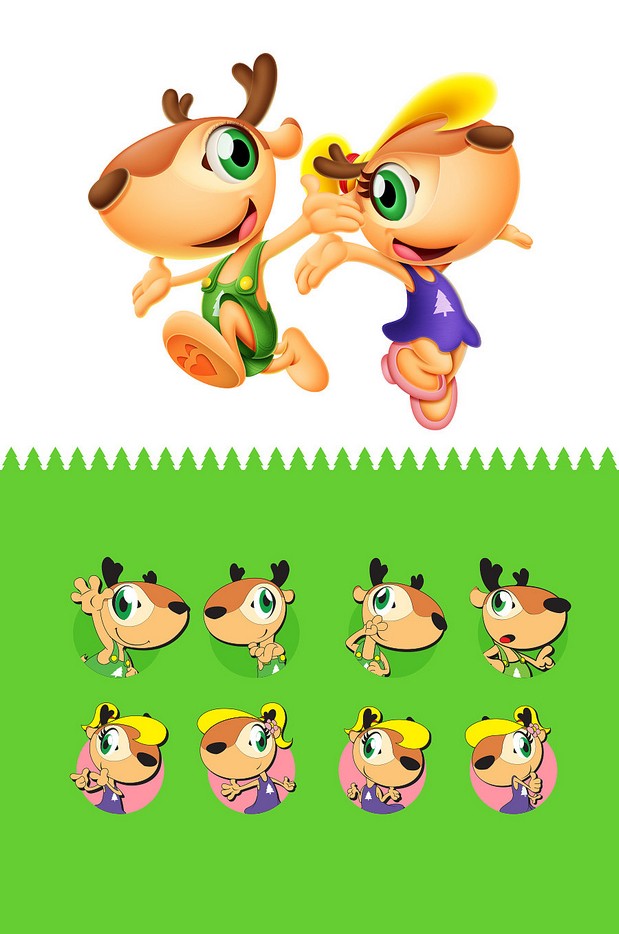 一些吉祥物的稿子