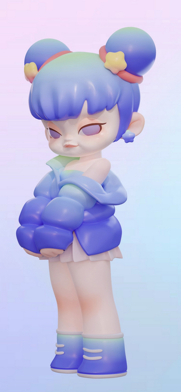 3D吉祥物：Becca的潮玩世界