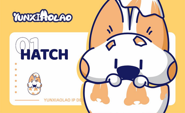 爱吃奶酪的小狗IP—云小酪