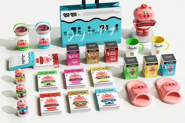 3D吉祥物：句句猪IP设计丨做个juju