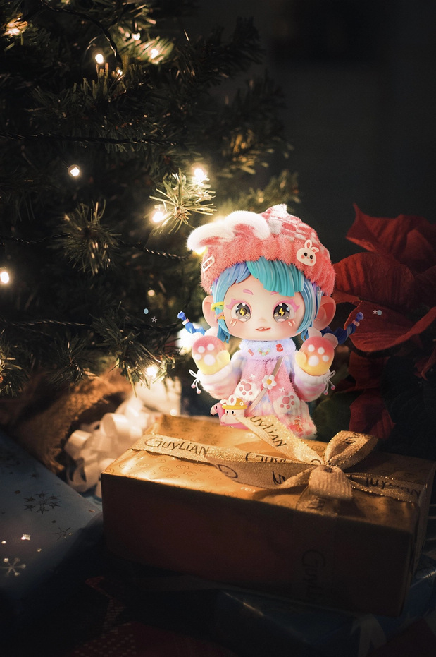 3D吉祥物：Aimee提前来过圣诞啦