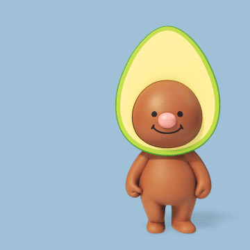 3D吉祥物：L.POINT X Avofriends