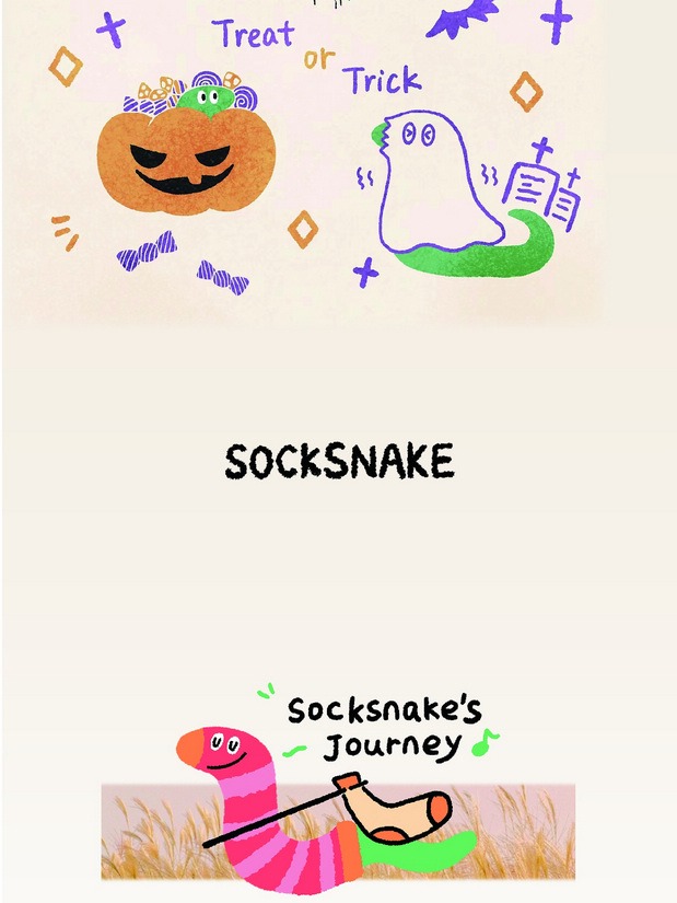 SOCKSNAKE 蛇年IP 原创IP