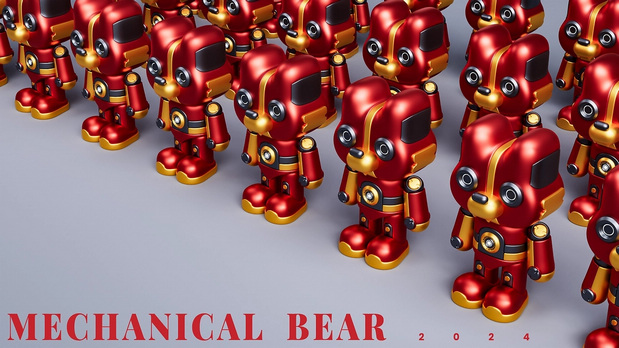 机械熊IP形象设计