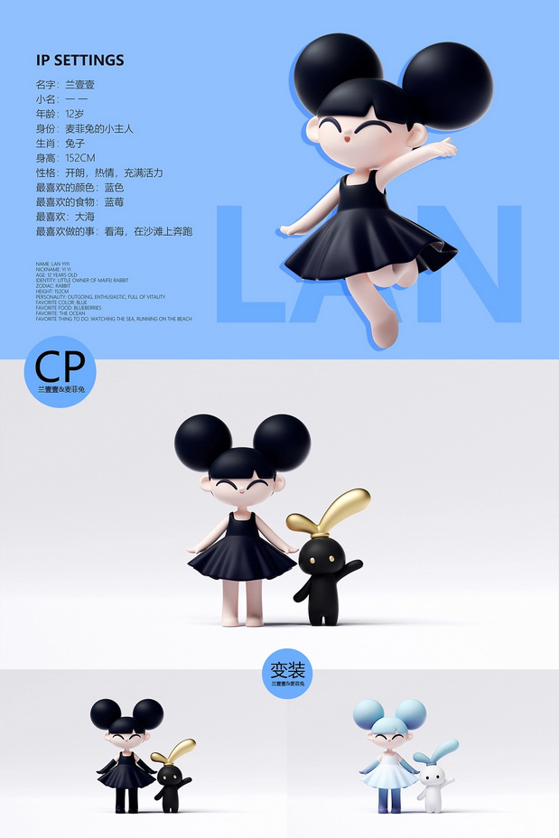 美妆/首饰品牌形象设计IP/LOGO