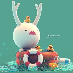 一组3D品牌IP吉祥物设计 /><img fetchpriority=