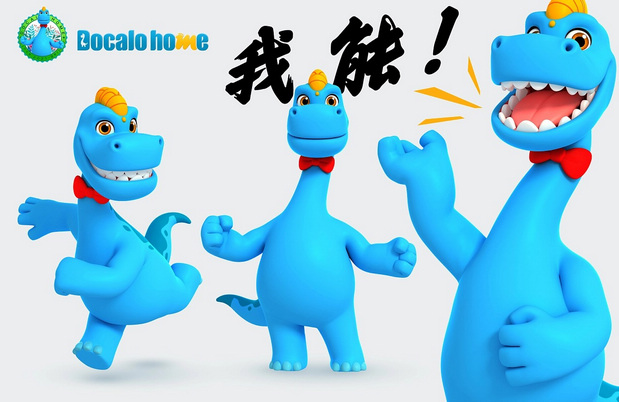 3D吉祥物：恐龙多彩IP第二弹