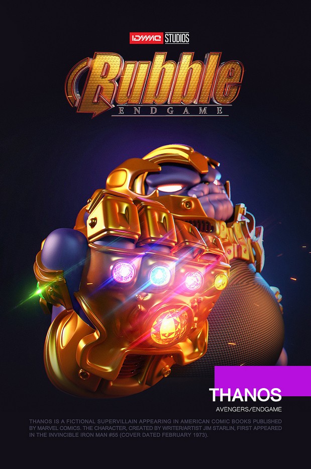 3D吉祥物：BUBBLE系列插画