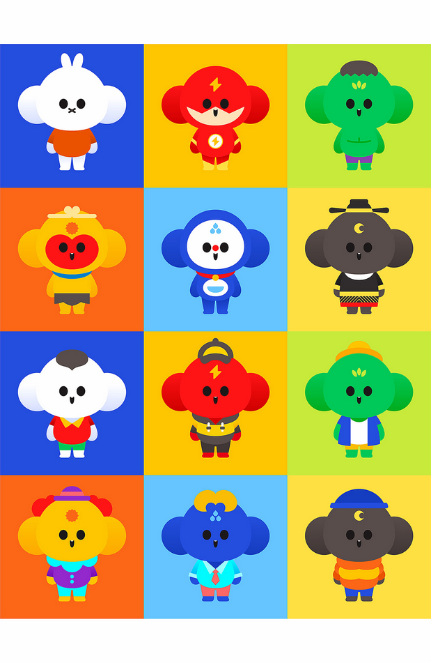 中国体彩吉祥物设计—云宝