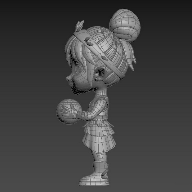 3D吉祥物：Pixie Doll