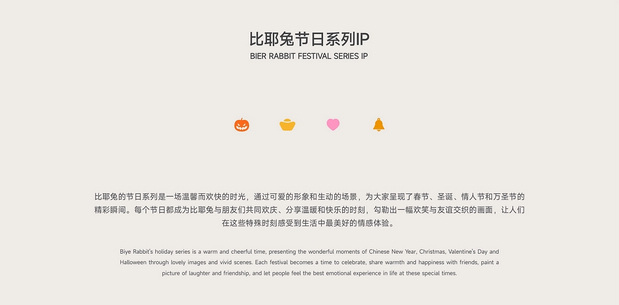 3D吉祥物：BIER比耶兔节日主题系列IP设计