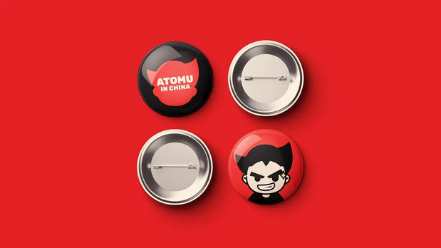 ATOMU餐饮品牌卡通IP设计