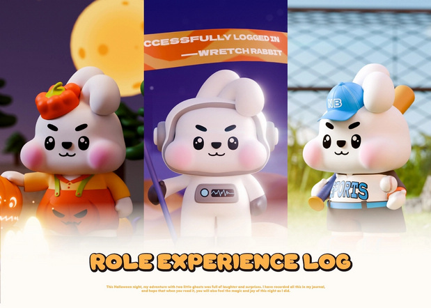 瑞贝|嘟嘟兔系列主题IP设计