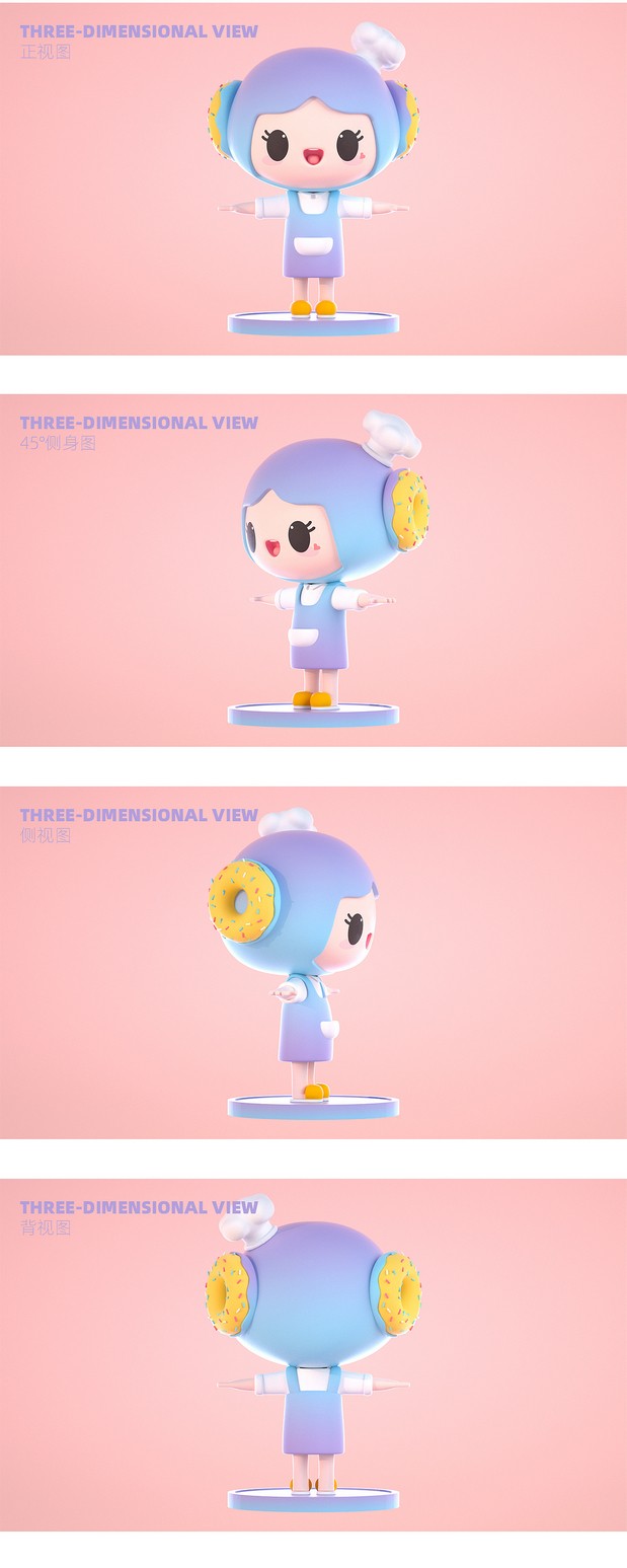 怡朵食品卡通IP形象