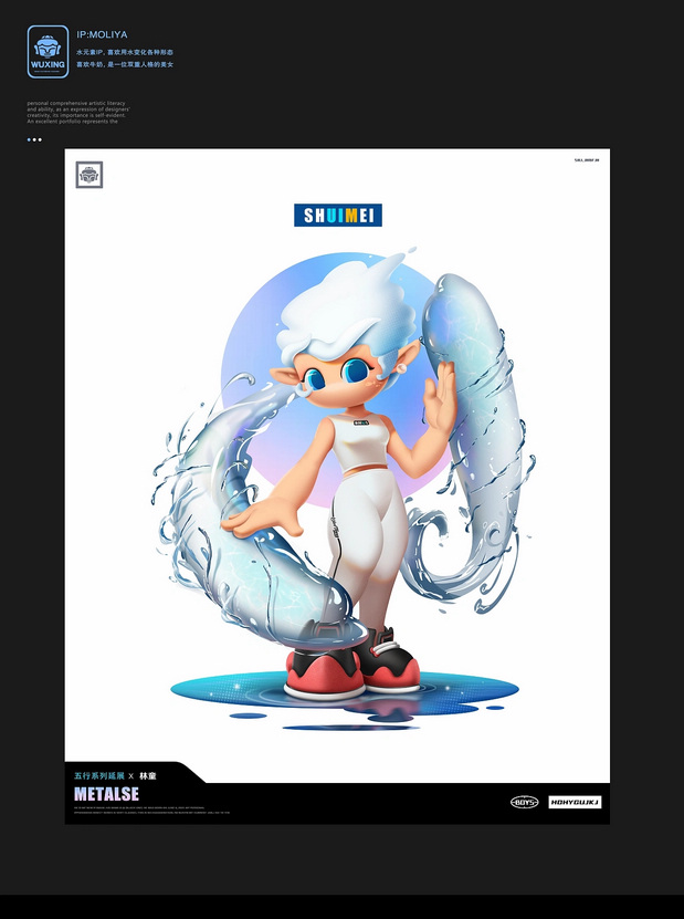 3D吉祥物：五行之IP形象设计