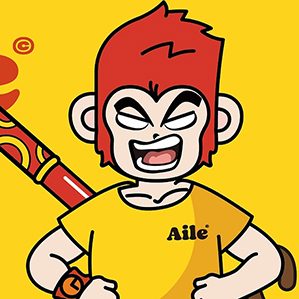 AILE卡通IP形象设定 悟空形象 /><img fetchpriority=