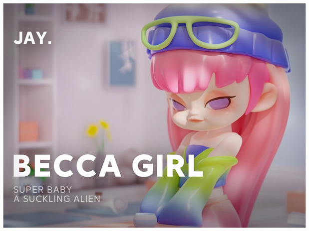 3D吉祥物：Becca的潮玩世界