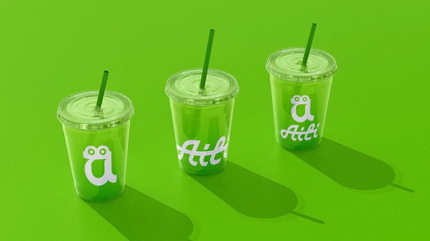 AILI*暧梨/撞奶梨饮品牌VI设计