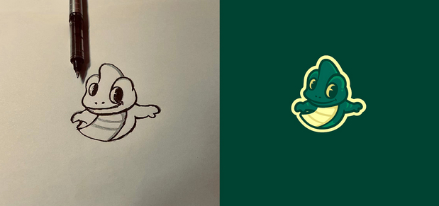 Vector mascots logoⅣ