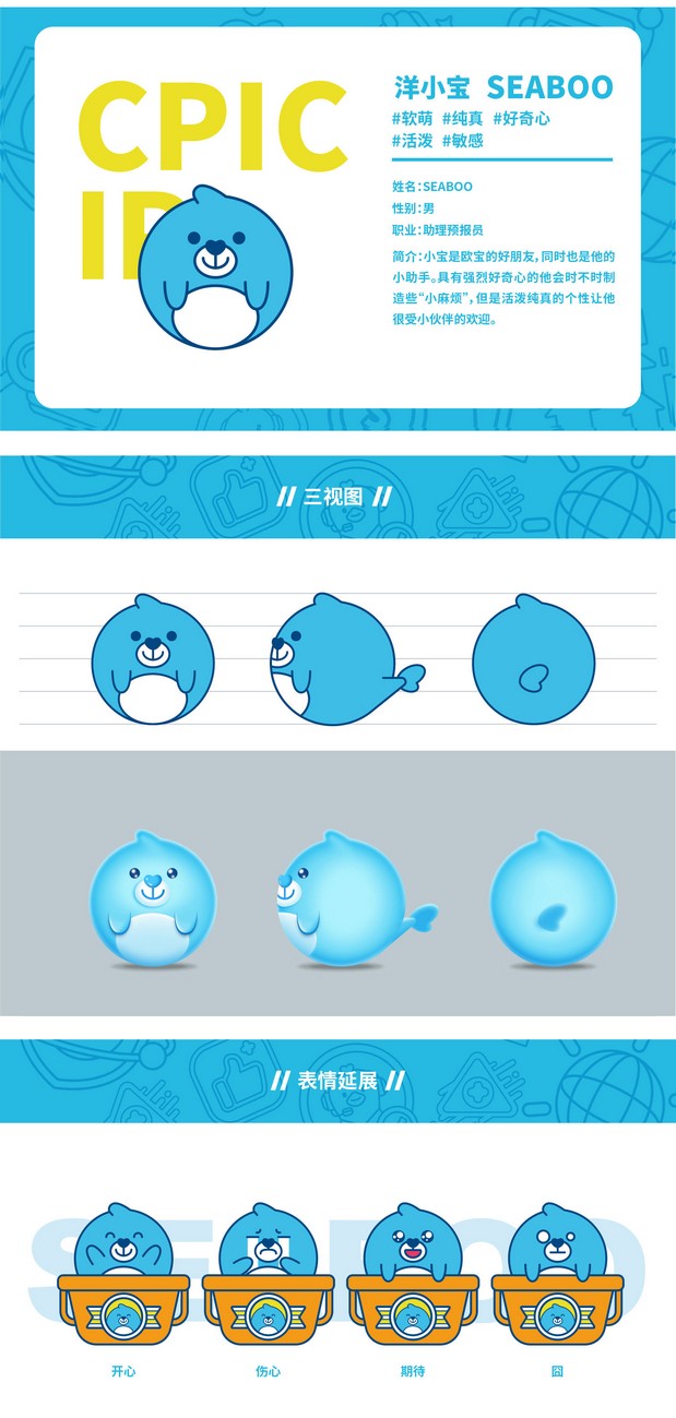 太平洋保险吉祥物—欧宝