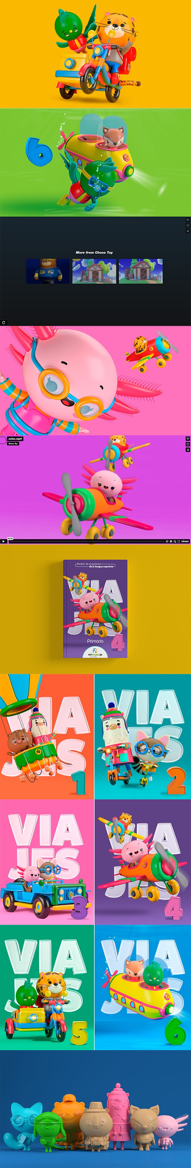 3D吉祥物：De viajes x Chocotoy