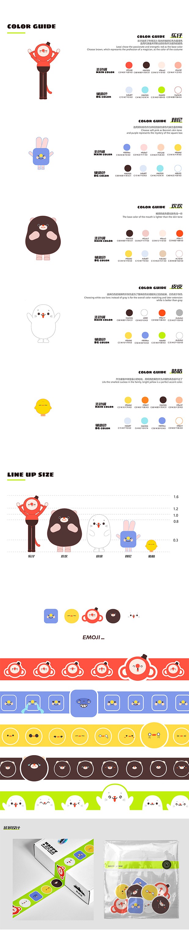 欢乐谷IP卡通形象设计