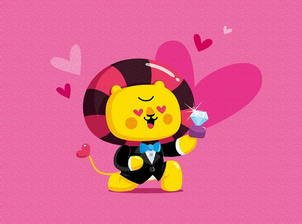 卡通吉祥物－小狮子