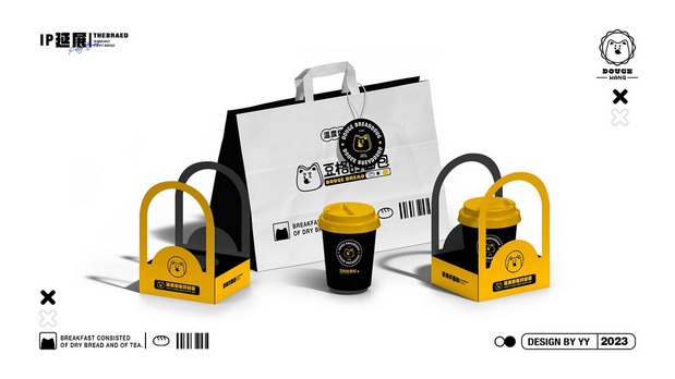 嗷呜豆格的面VI品牌视觉设计