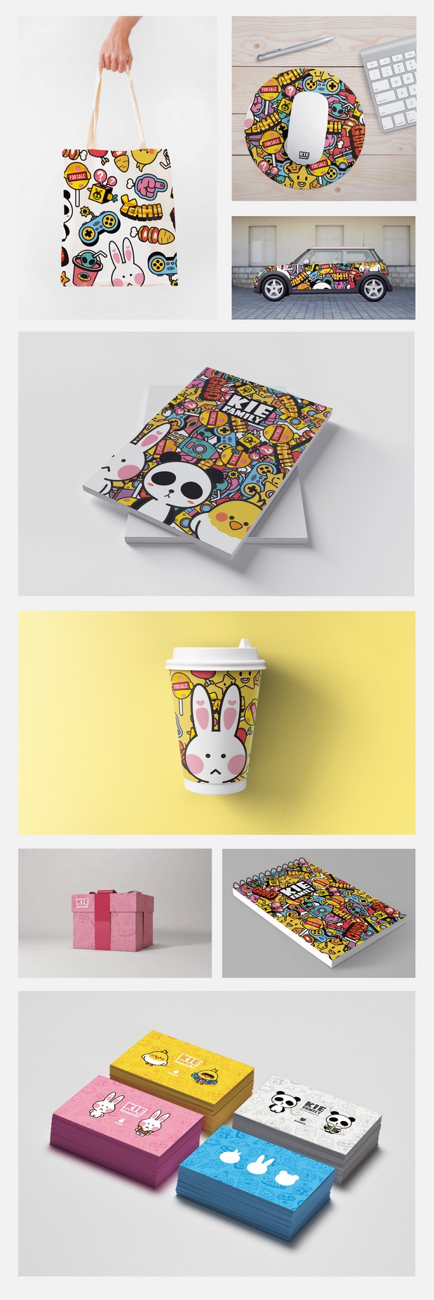 KIE Family 卡通形象