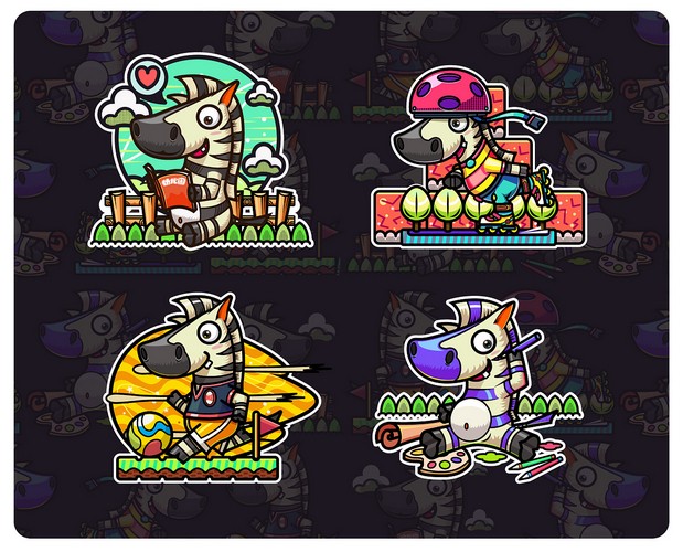 爱阅斑马杂志吉祥物