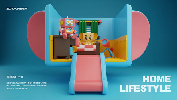 3D吉祥物：原创IP｜华润万象生活IP