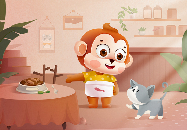 XIAOYI原创IP形象场景设计探索