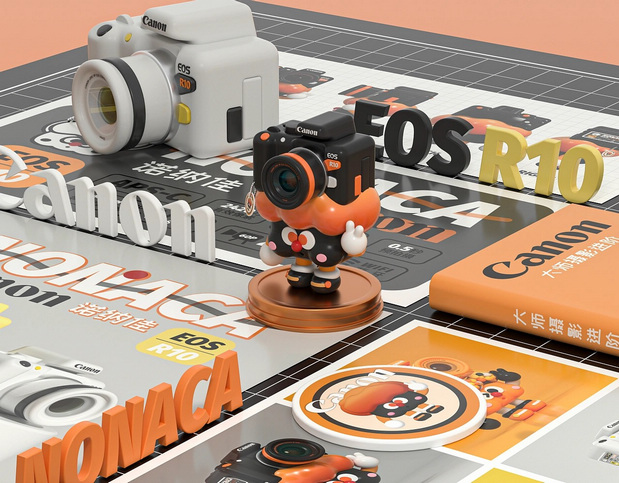 3D吉祥物：Canon IP丨诺纳佳