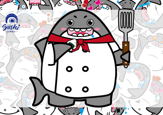 海鲜寿司行业原创IP形象设计