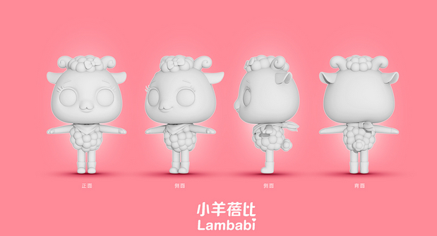 3D吉祥物：羊贵菲