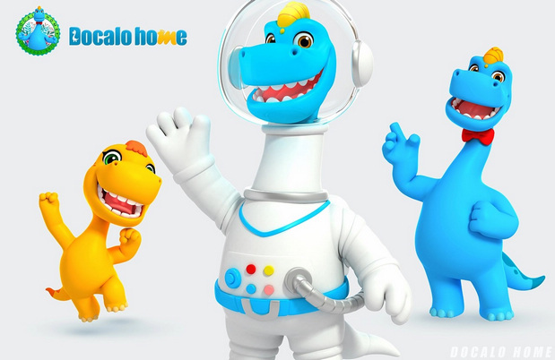 3D吉祥物：恐龙多彩IP第二弹