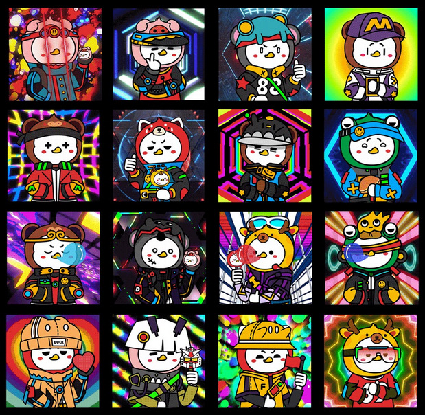 潮鸭时尚潮流IP形象视觉