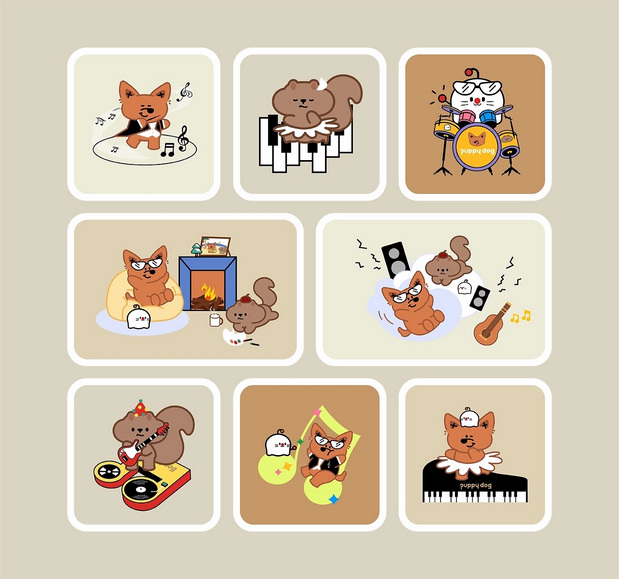 《puppy dog泡泡狗》品牌设计