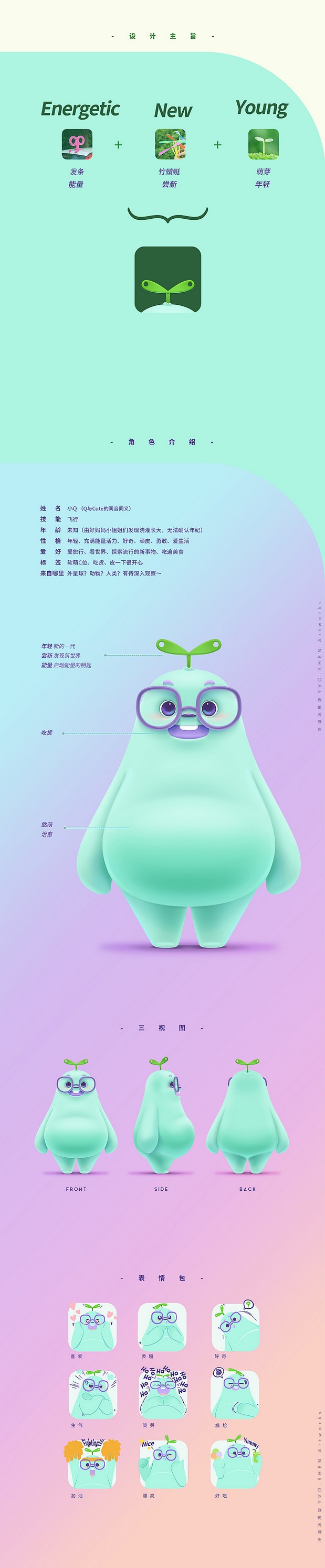 好妈妈卡通形象IP设计