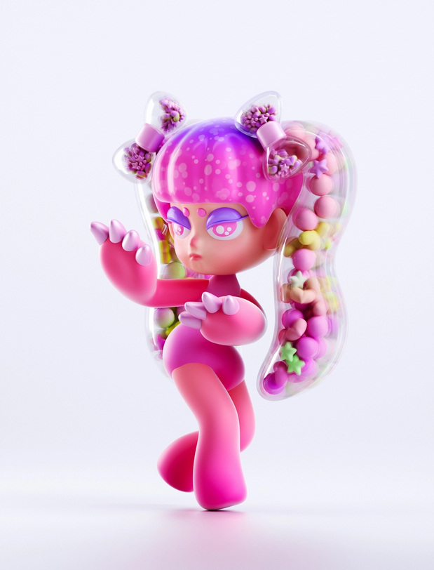 3D吉祥物：[士气集团]Gina的多重人生