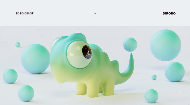 3D吉祥物：Diroro