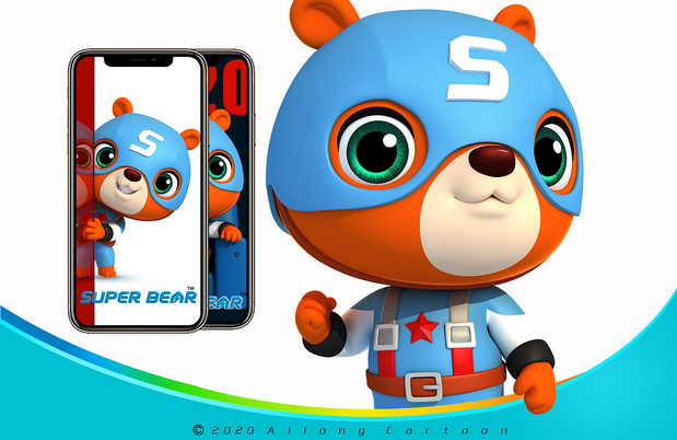 3D吉祥物：超级熊Super Bear