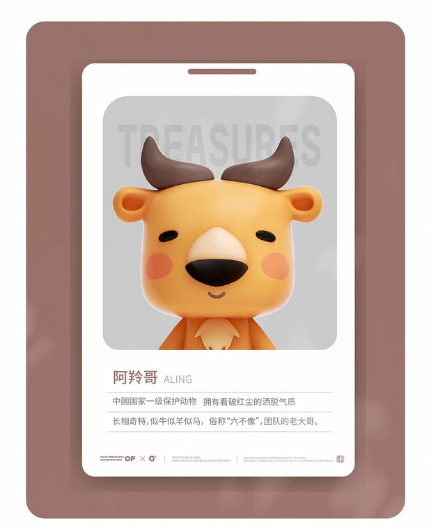 文创IP设计丨秦岭四宝